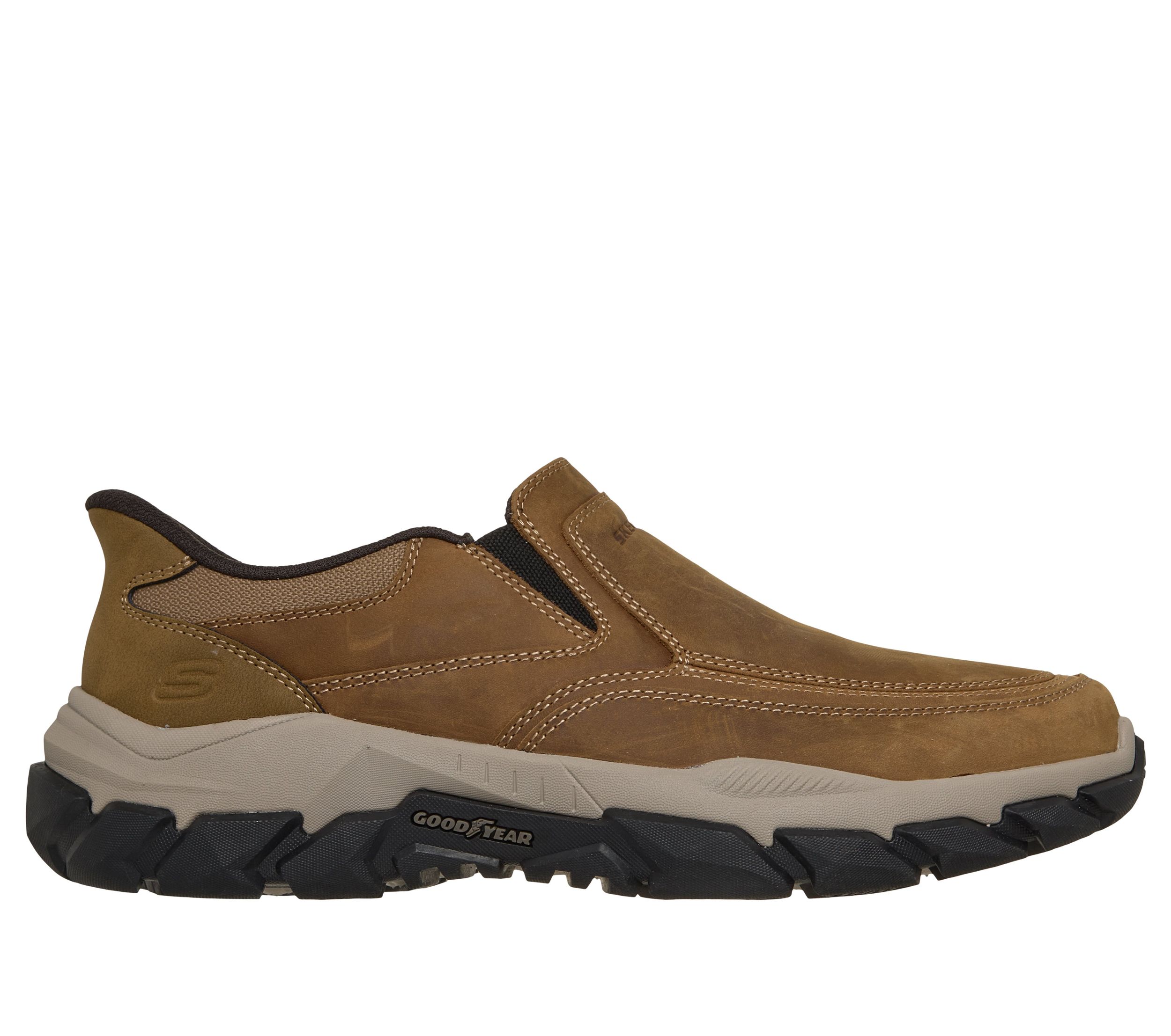Chaussures en cuir pour hommes, Slip-ins, Santoro, Skechers
