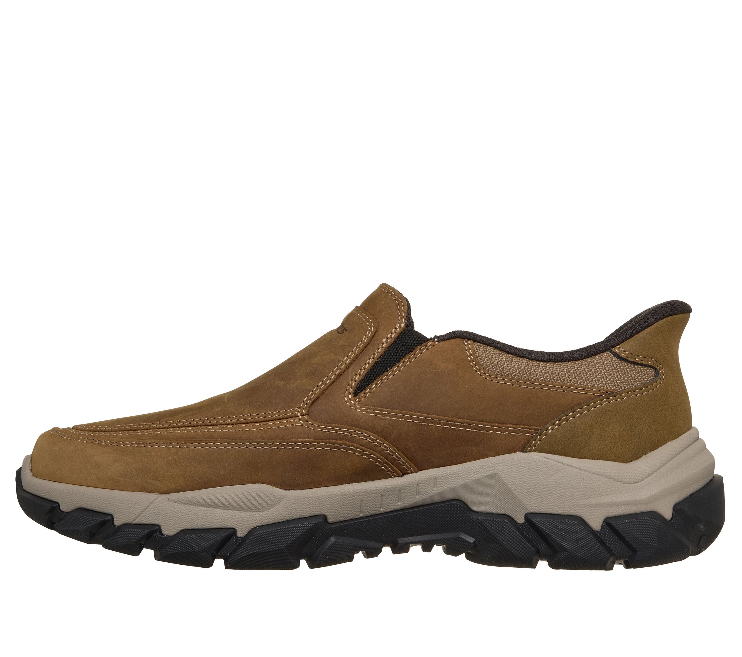 Chaussures en cuir pour hommes, Slip-ins, Santoro, Skechers