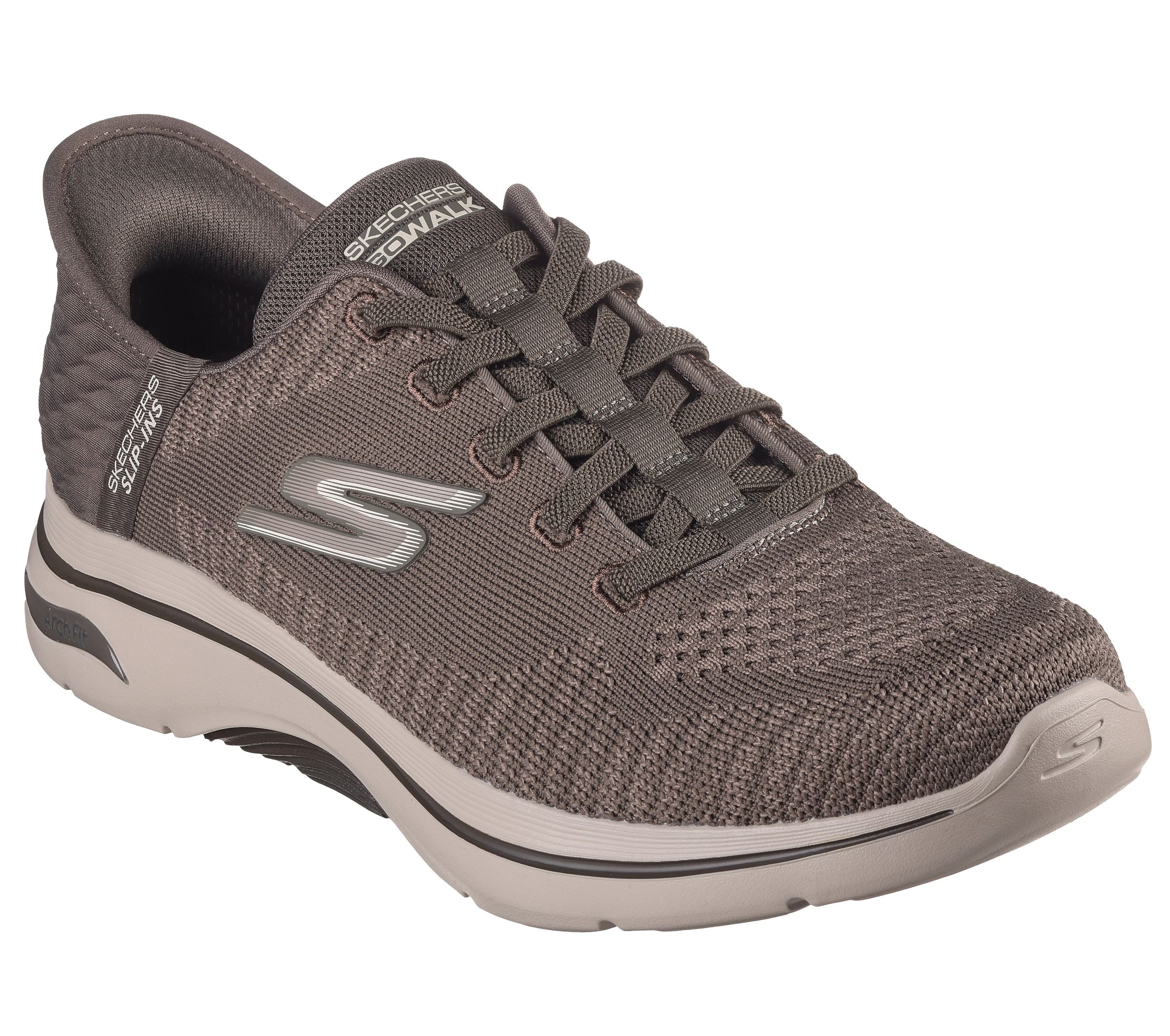 Chaussures décontractées à lacets extensibles Arch Fit pour hommes, Slip-ins, Go Walk, Skechers