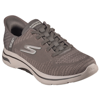 Chaussures décontractées à lacets extensibles Arch Fit pour hommes, Slip-ins, Go Walk, Skechers Front_Three_Fourths_Angled_Right