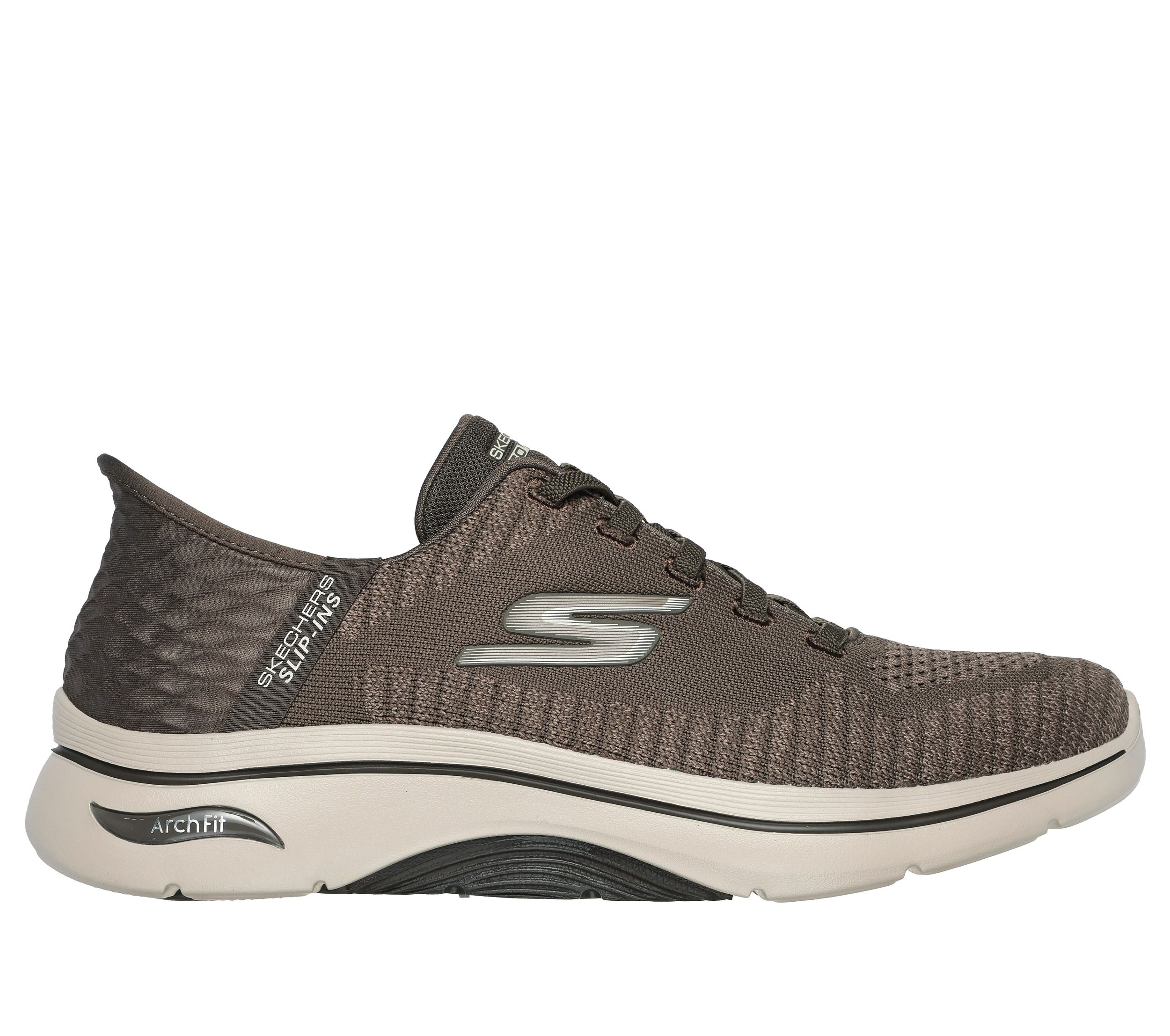 Chaussures décontractées à lacets extensibles Arch Fit pour hommes, Slip-ins, Go Walk, Skechers