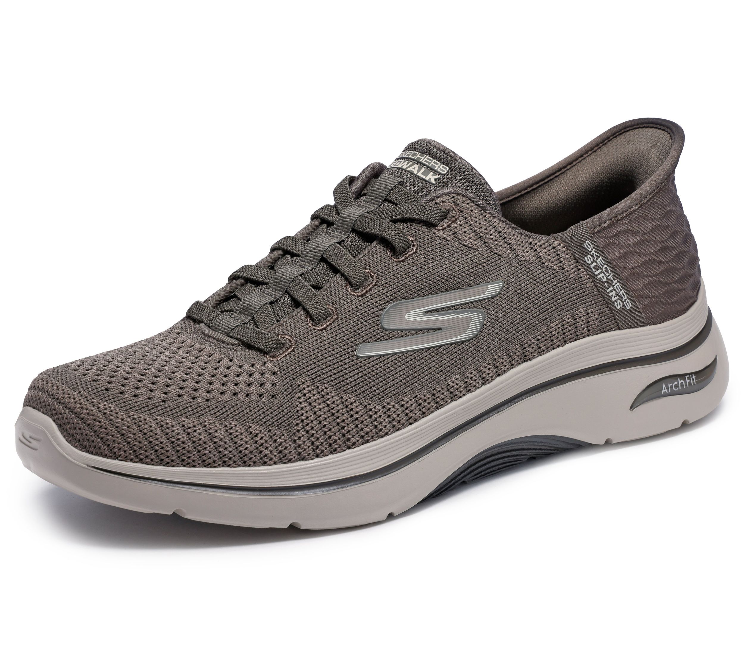 Chaussures décontractées à lacets extensibles Arch Fit pour hommes, Slip-ins, Go Walk, Skechers