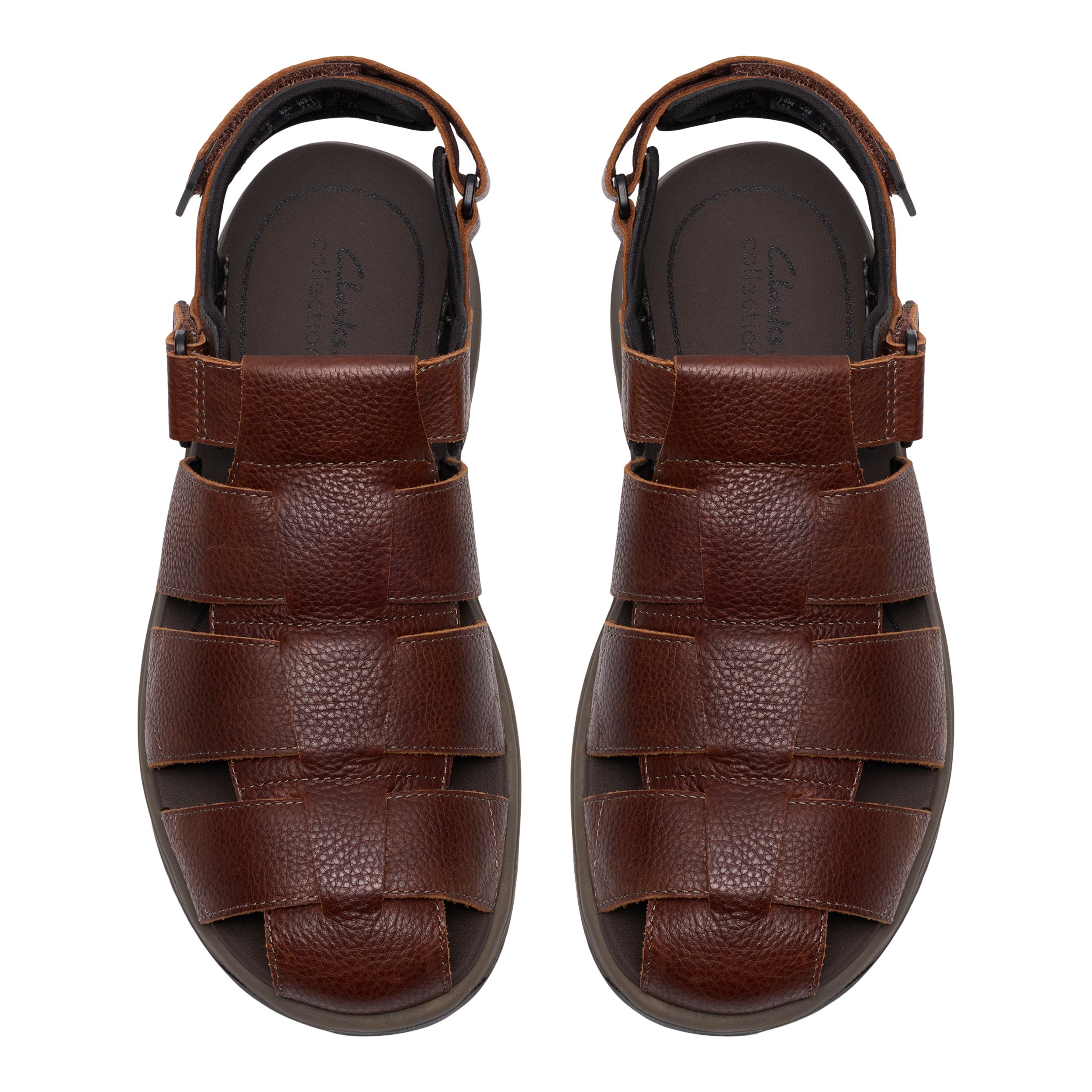 Sandales larges en cuir pour hommes, Guideview Cove, Clarks