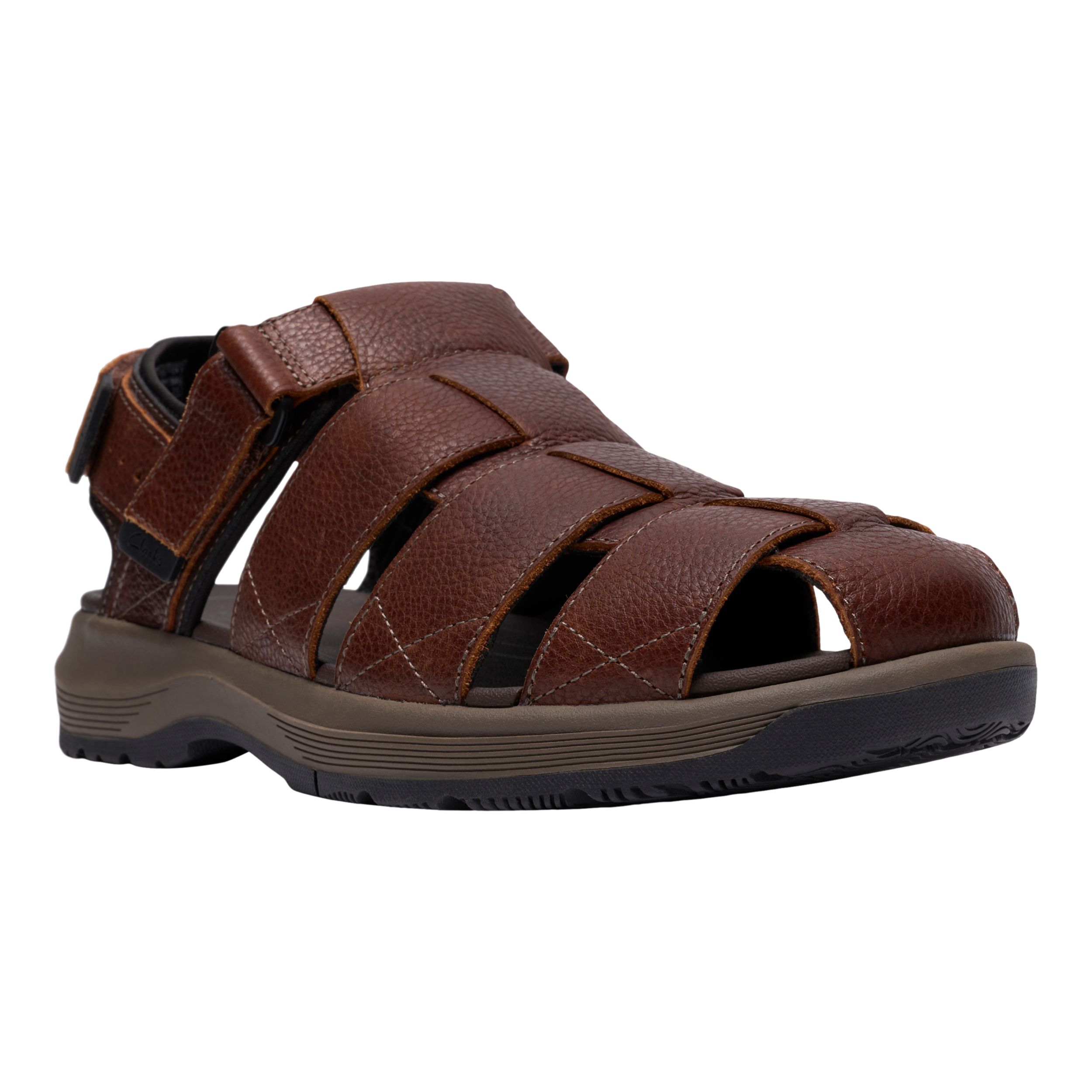 Sandales larges en cuir pour hommes, Guideview Cove, Clarks