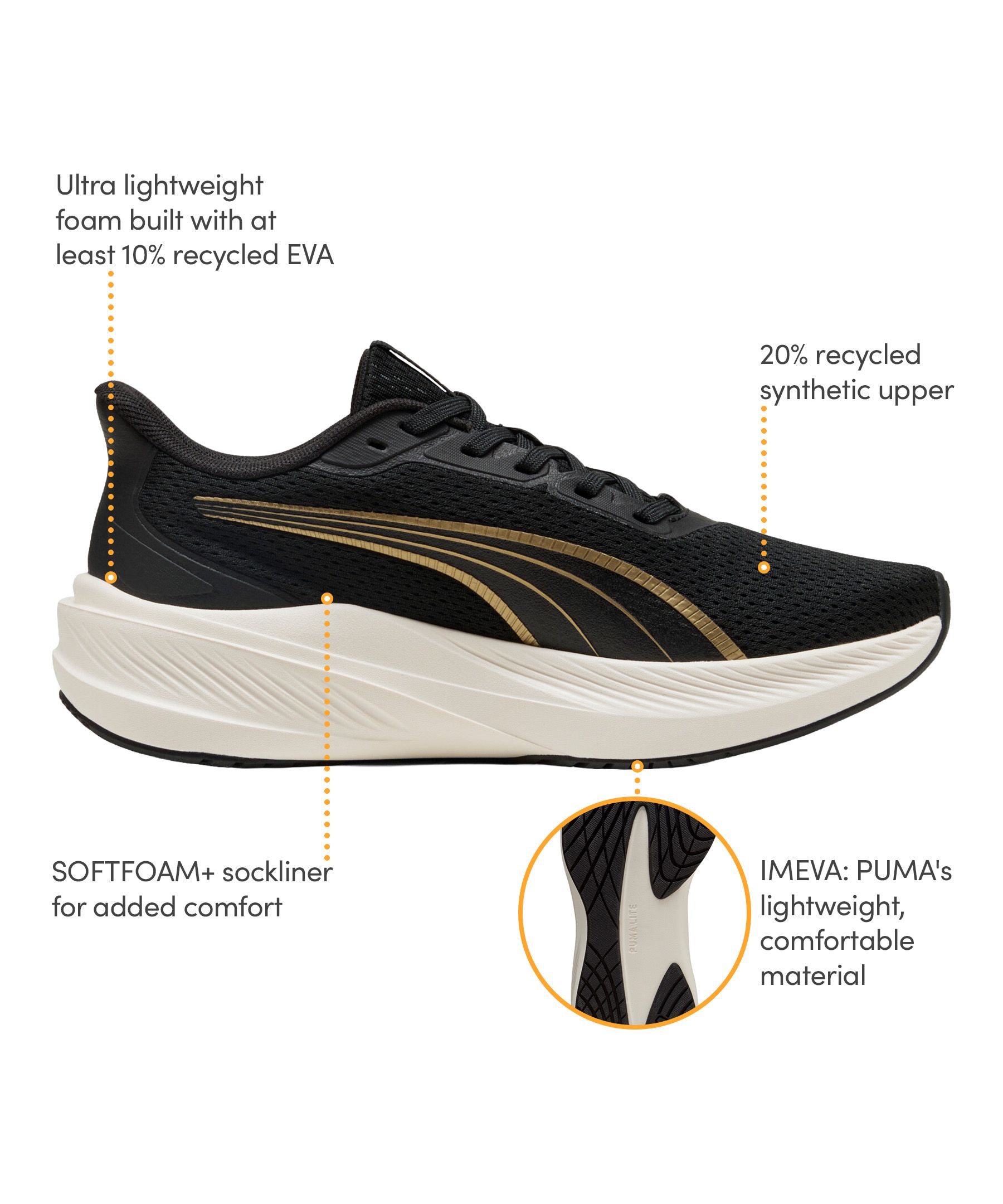 PUMA Men's Dasher Lite Running Shoe