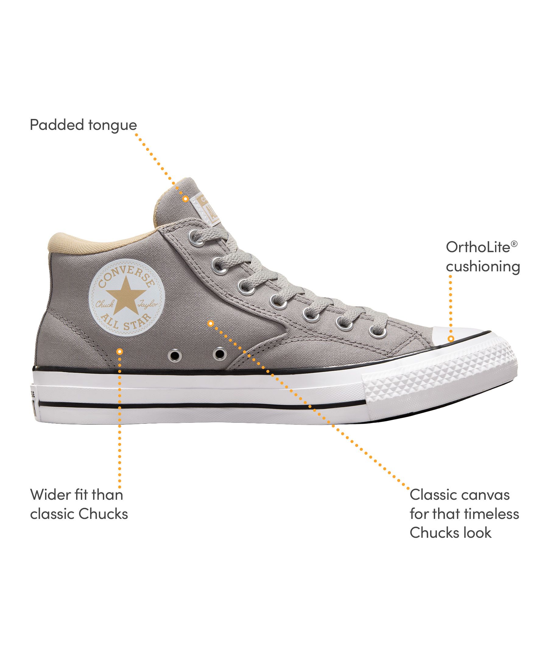 Converse Men's Malden Street Mid-Top Sneakers