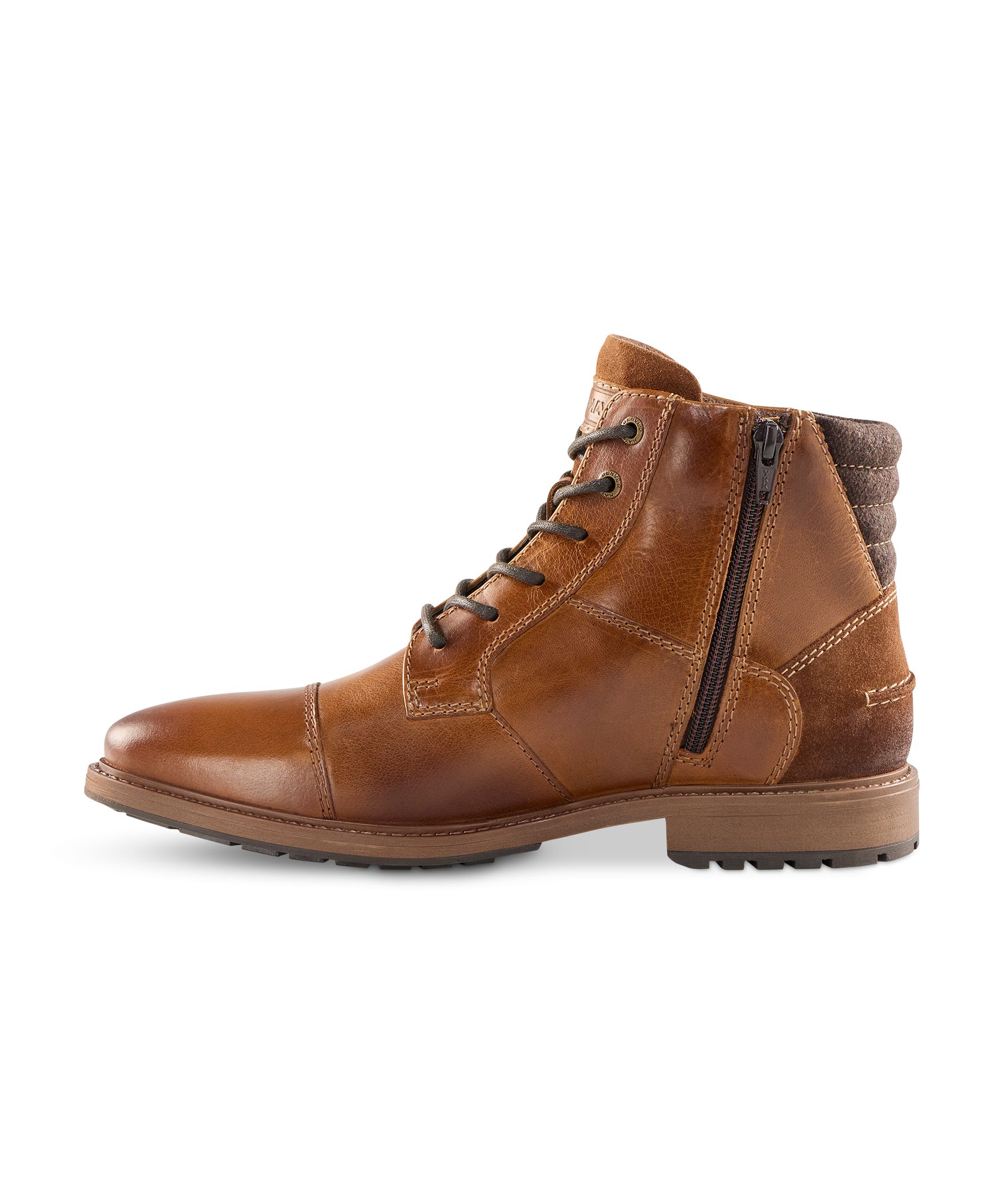 Denver Hayes Men's Granada Leather Lace-Up Boots