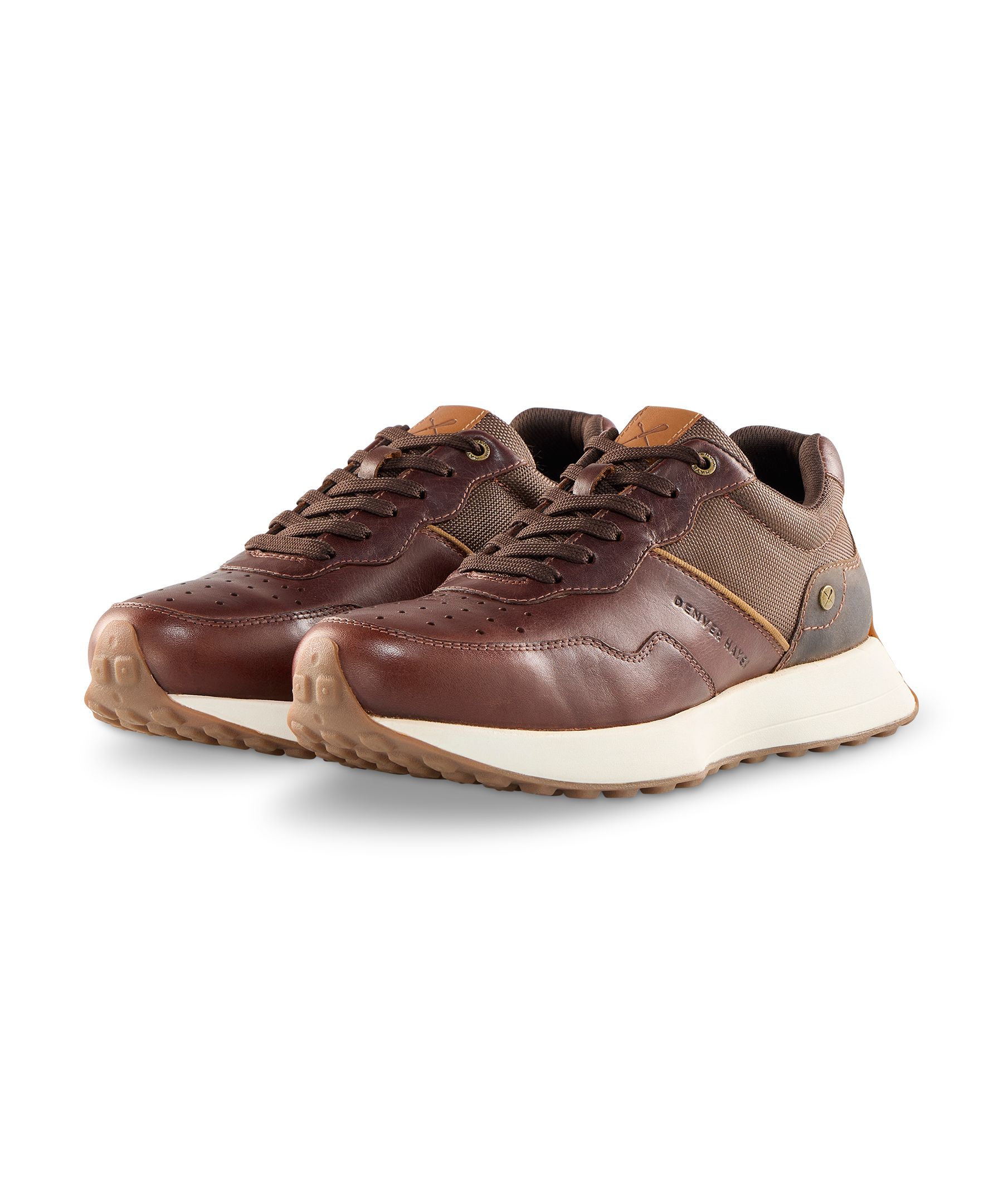 Denver Hayes Men's Burgos Leather Sneakers