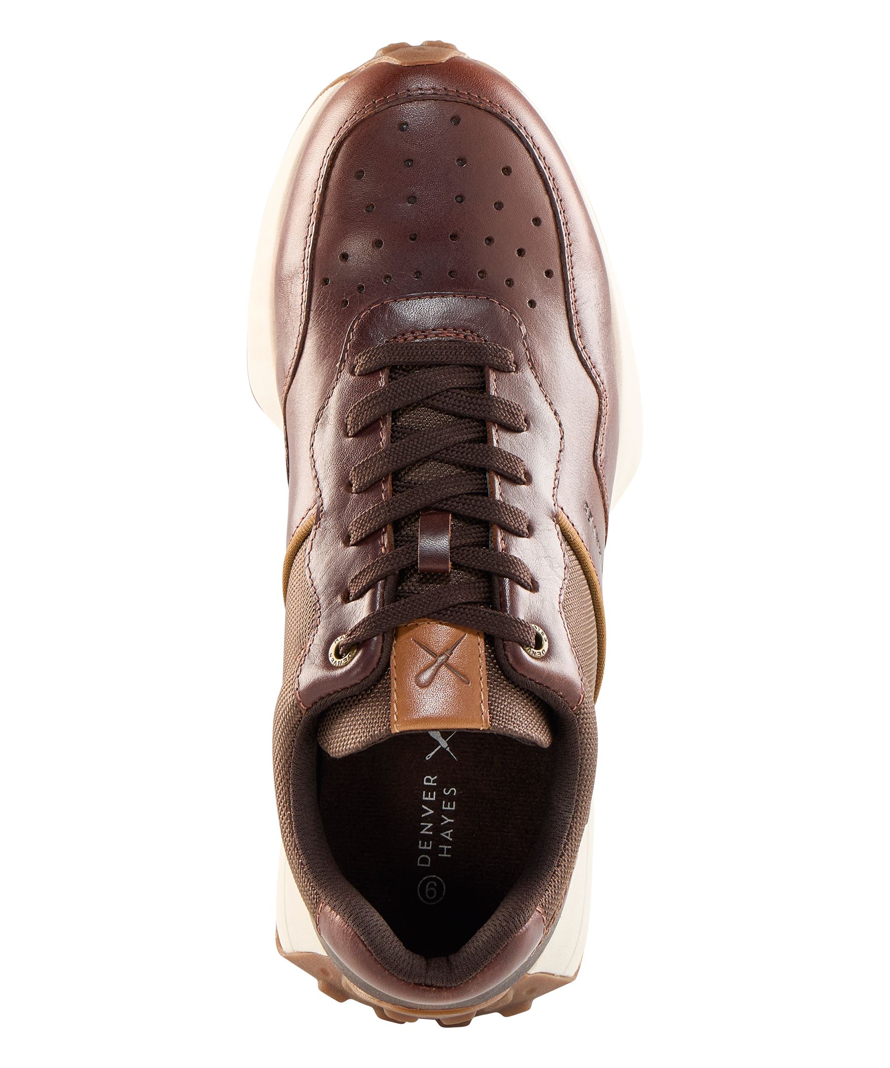 Denver Hayes Men's Burgos Leather Sneakers
