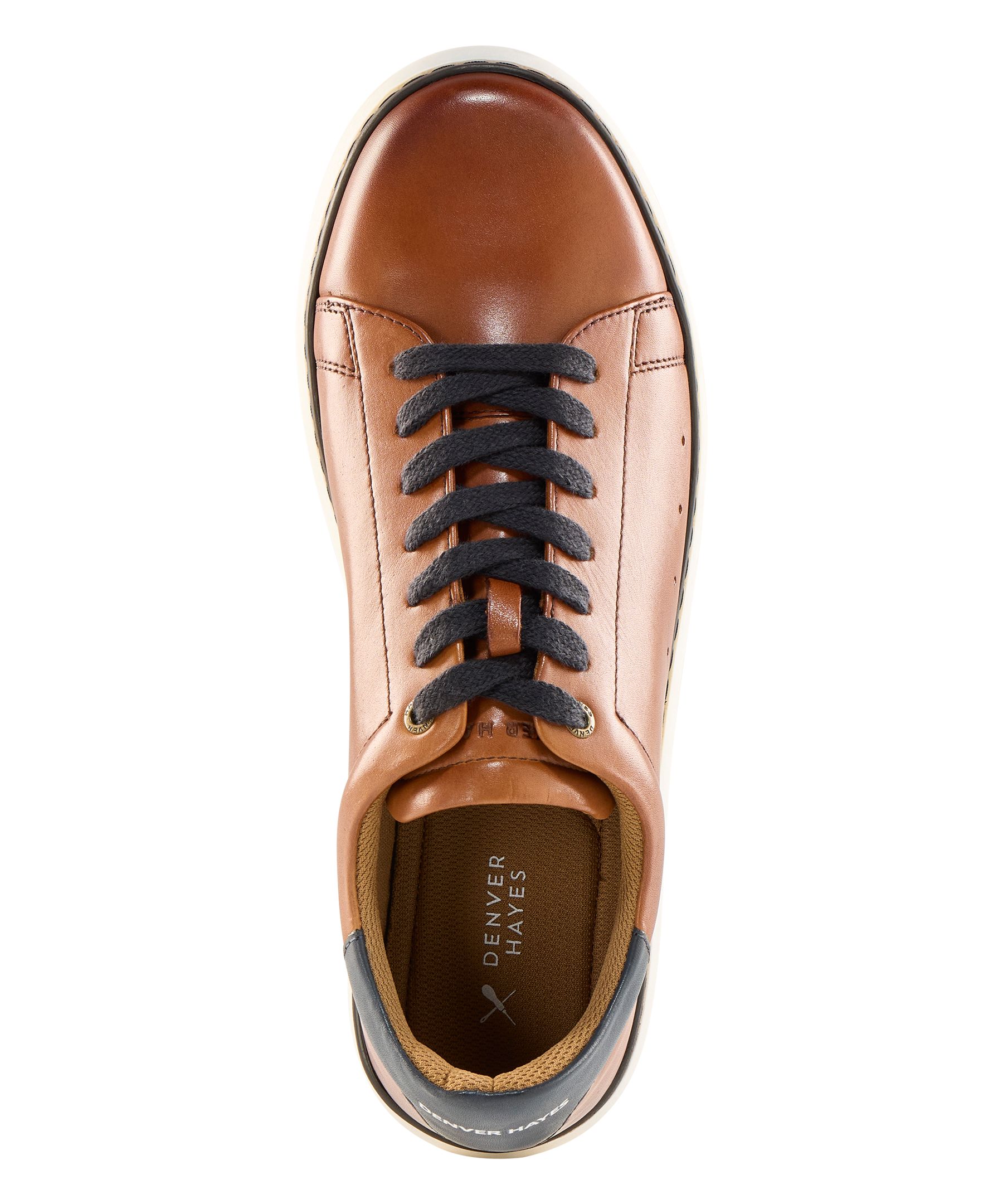 Denver Hayes Men's Rhodes Leather Court Shoes