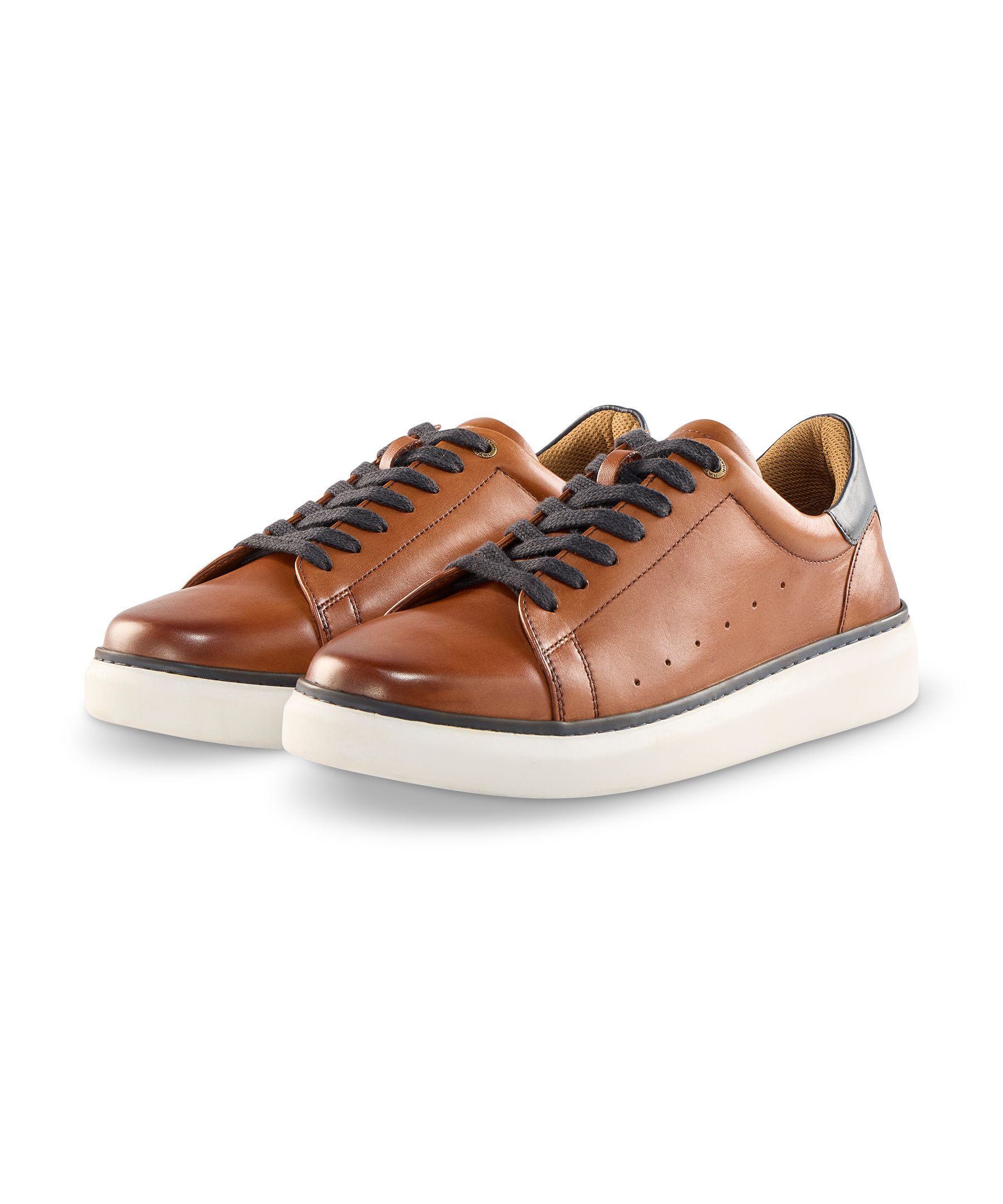 Denver Hayes Men's Rhodes Leather Court Shoes