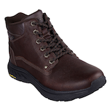 Skechers Men's Slip-ins Relaxed Fit Pollard Boots Front_Three_Fourths_Angled_Right