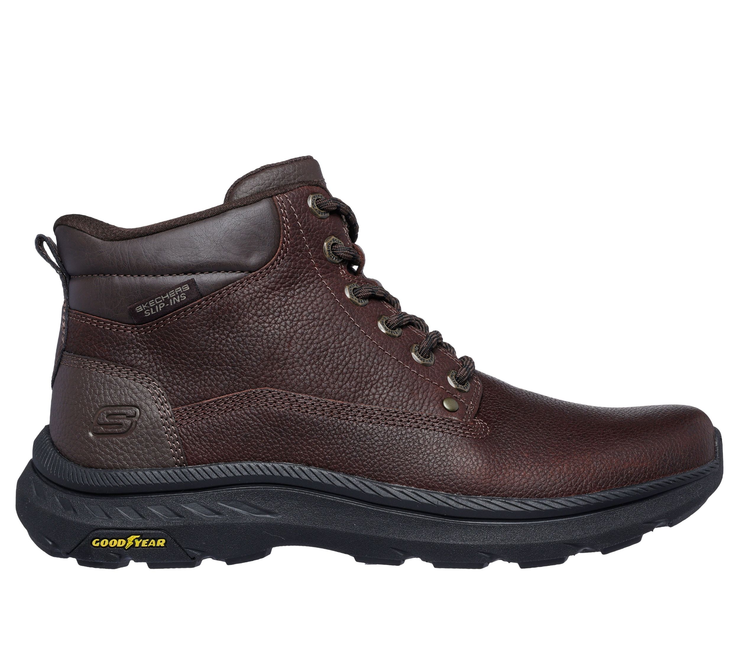Skechers Men's Slip-ins Relaxed Fit Pollard Boots