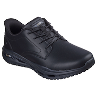 Chaussures décontractées à lacets extensibles  Arch Fit pour hommes, Orvan, Skechers Front_Three_Fourths_Angled_Right