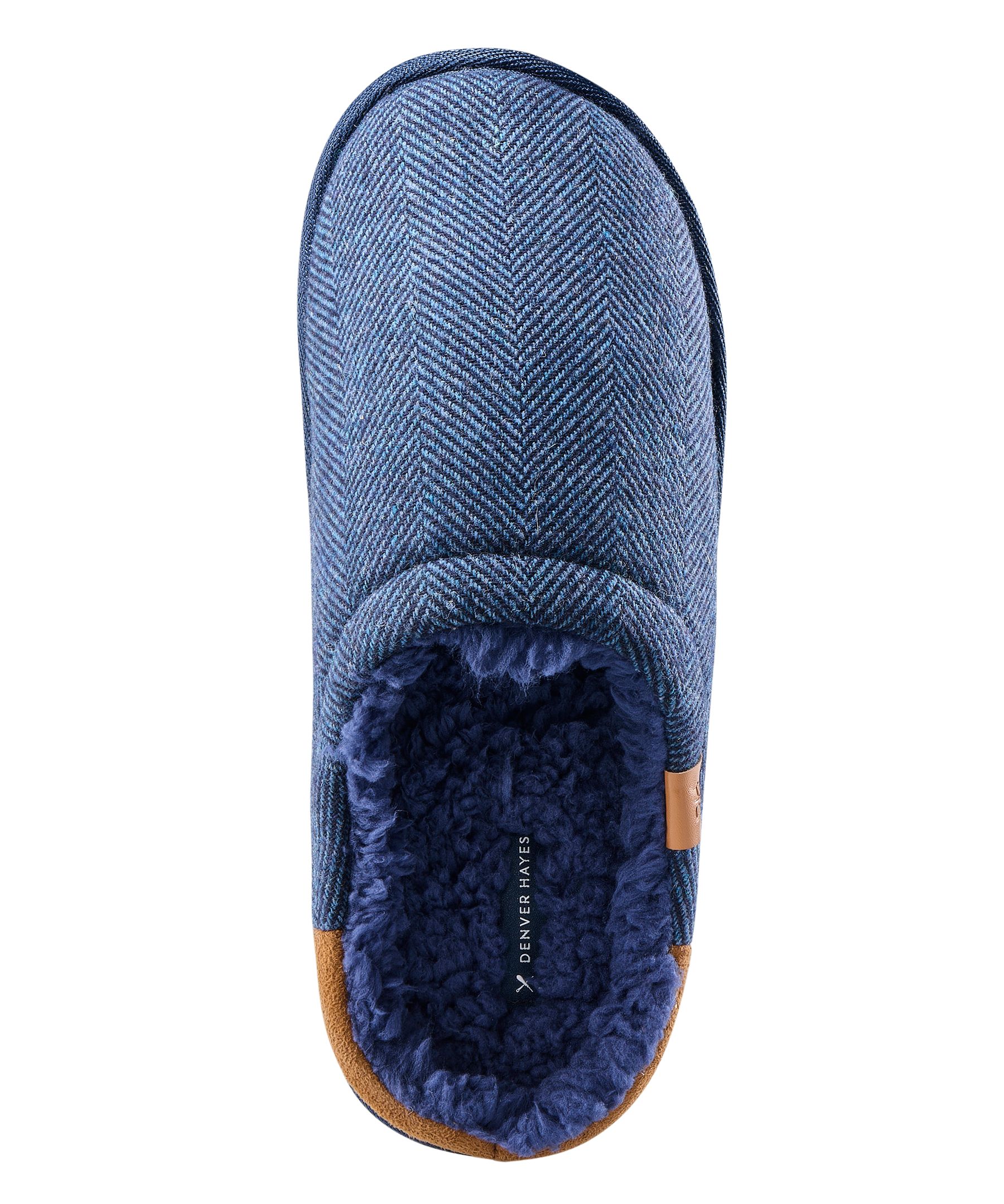 Denver Hayes Men's Herringbone Slippers