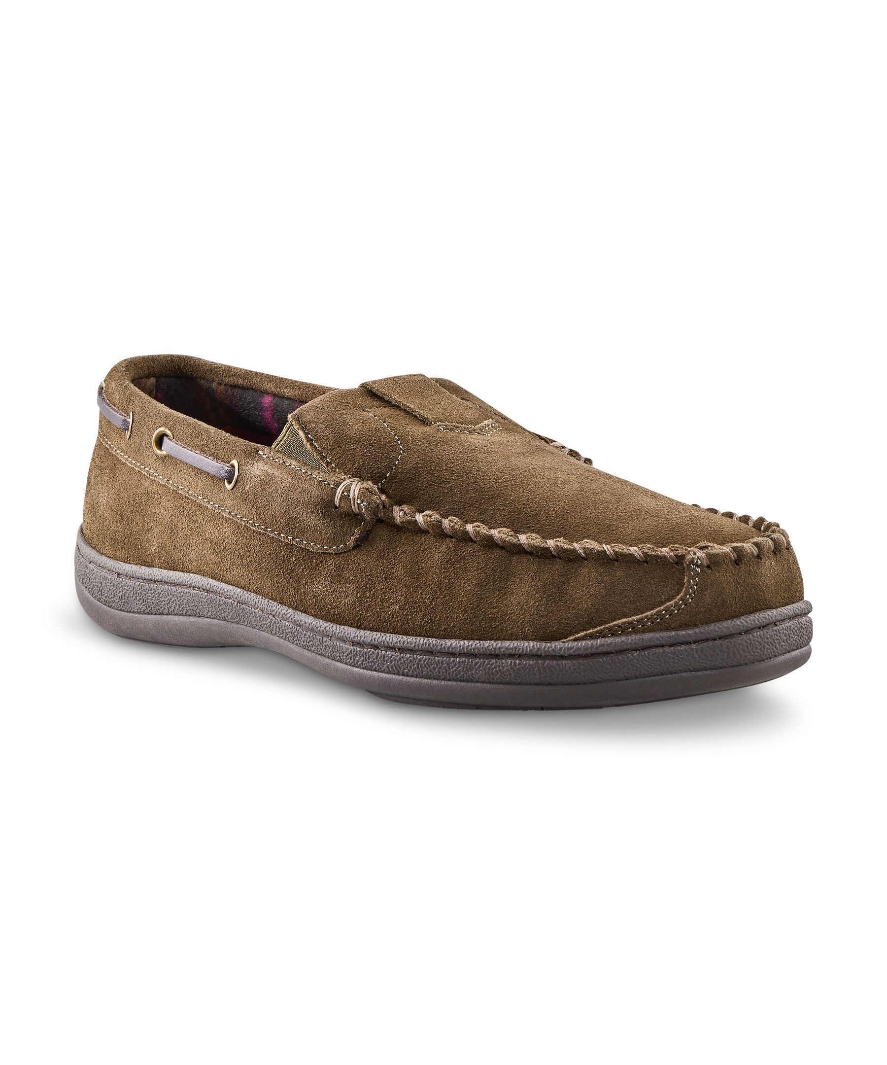WindRiver Men's Comfort Suede Slippers