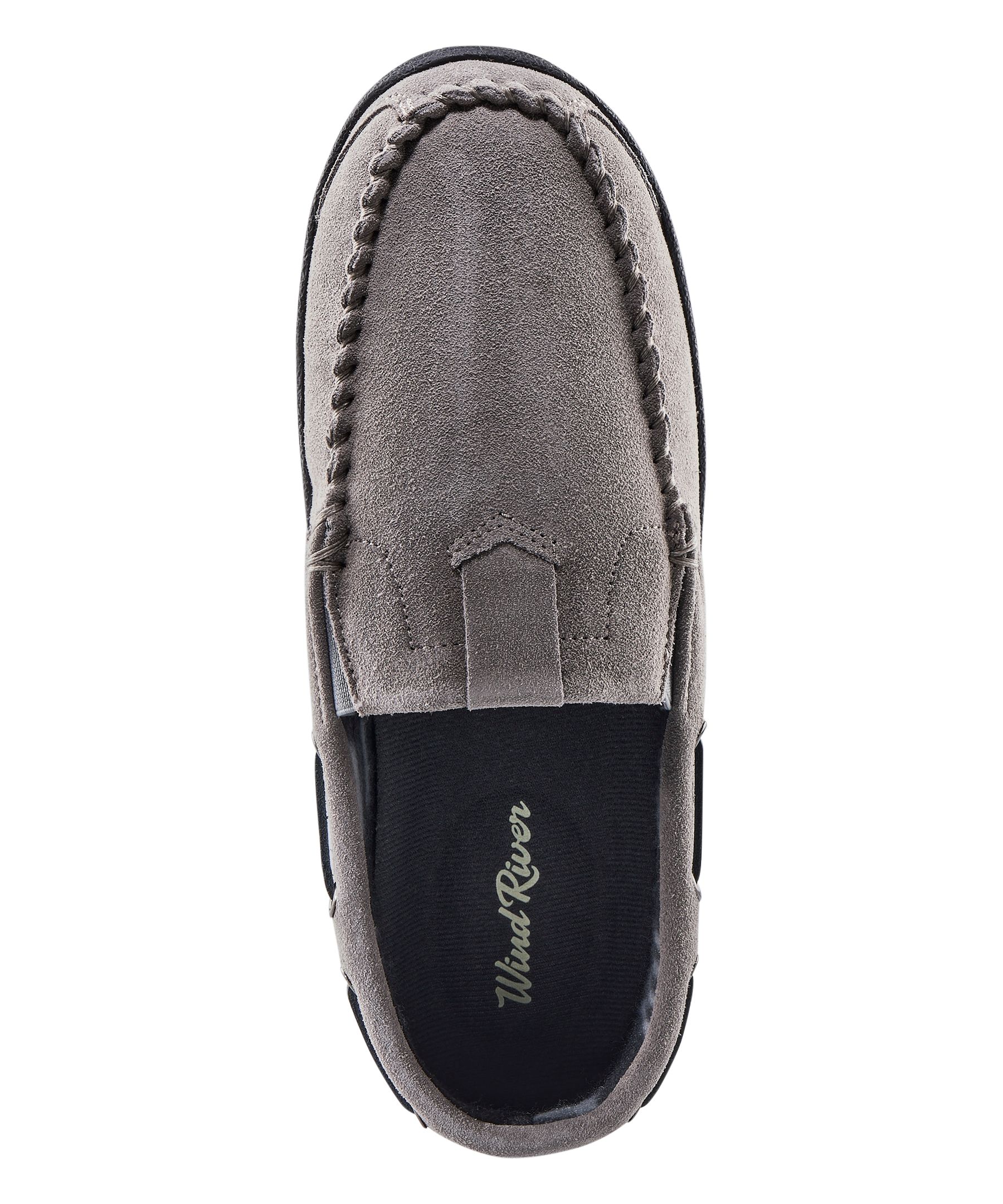 Pantoufles en suède confortables pour hommes, WindRiver