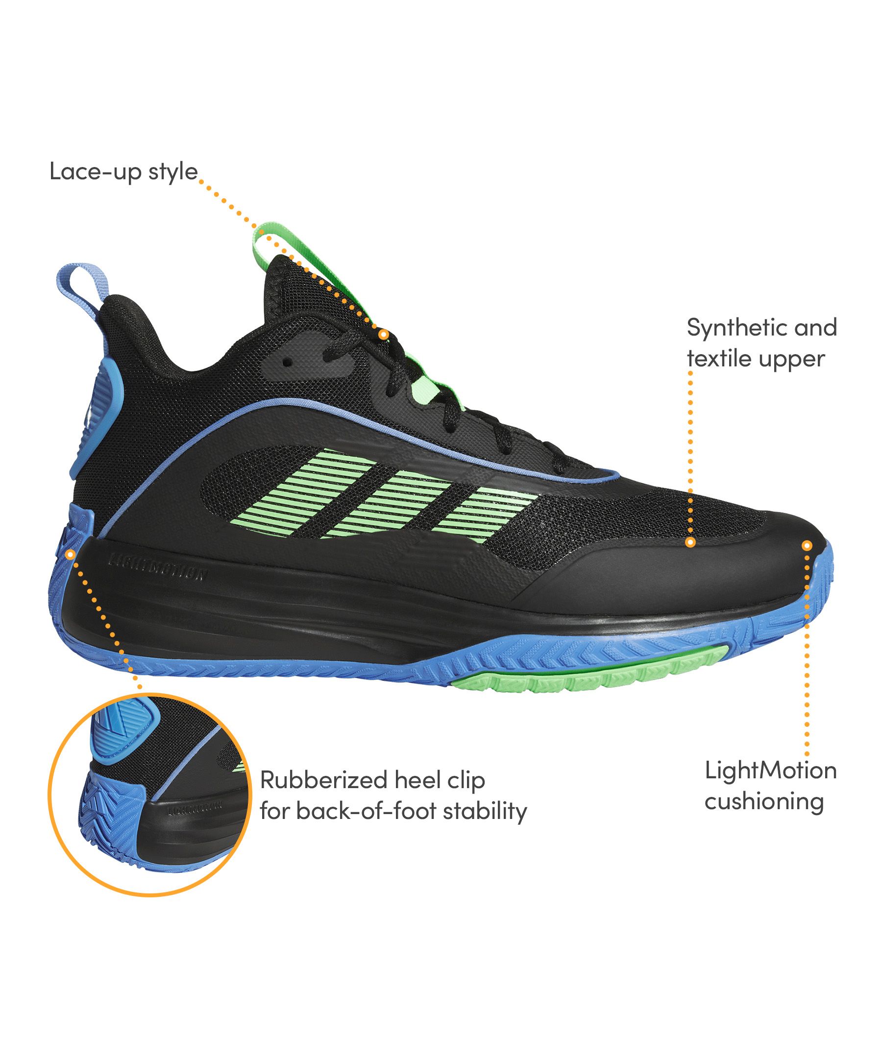 adidas Men's Own The Game 3.0 Basketball Shoes