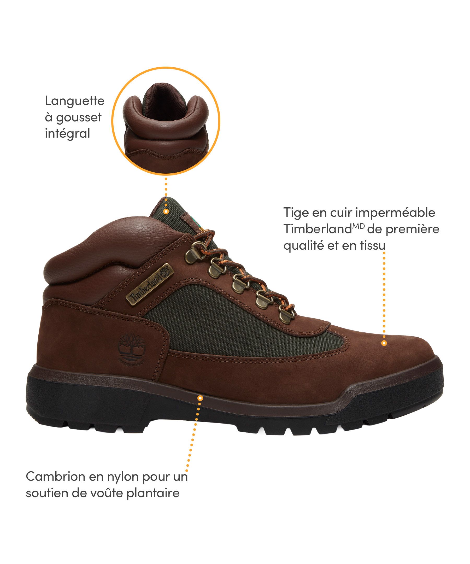 Bottes de terrain imperméables pour hommes, Beef N Broc, Timberland