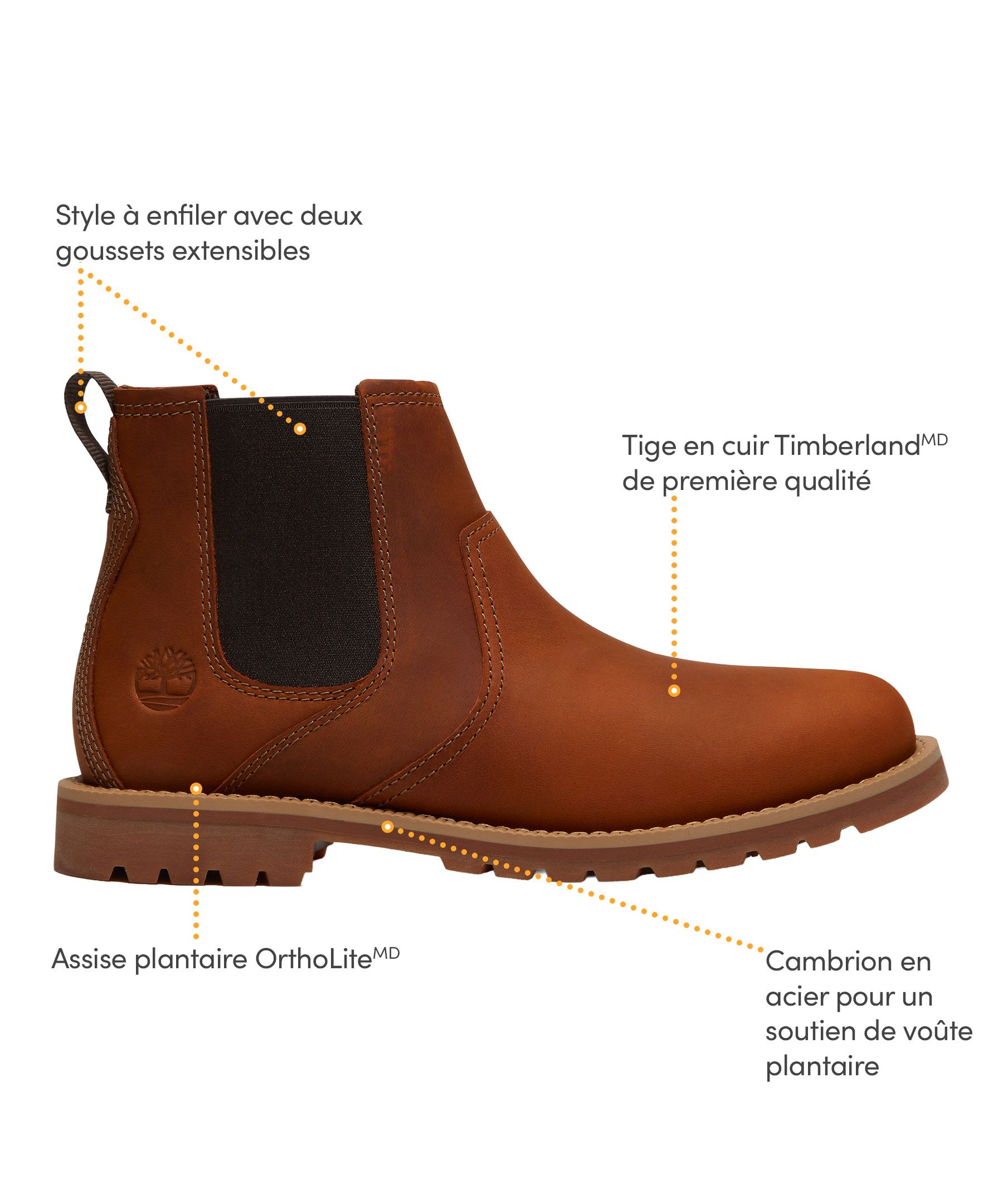 Bottes Chelsea pour hommes, Redwood Falls, Timberland