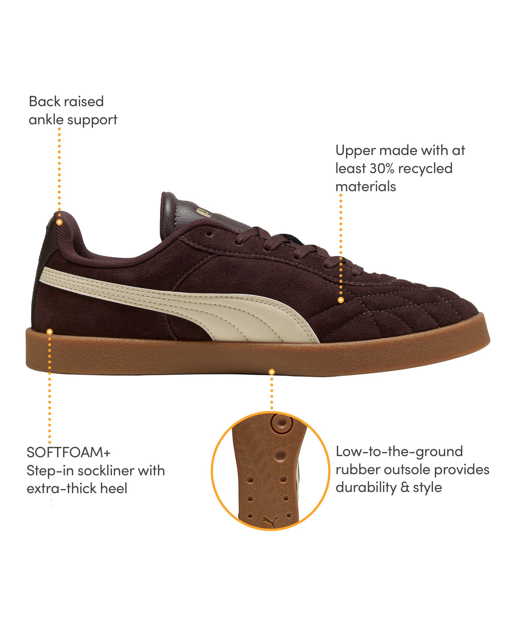 PUMA Men's Club II Indoor SD Sneakers