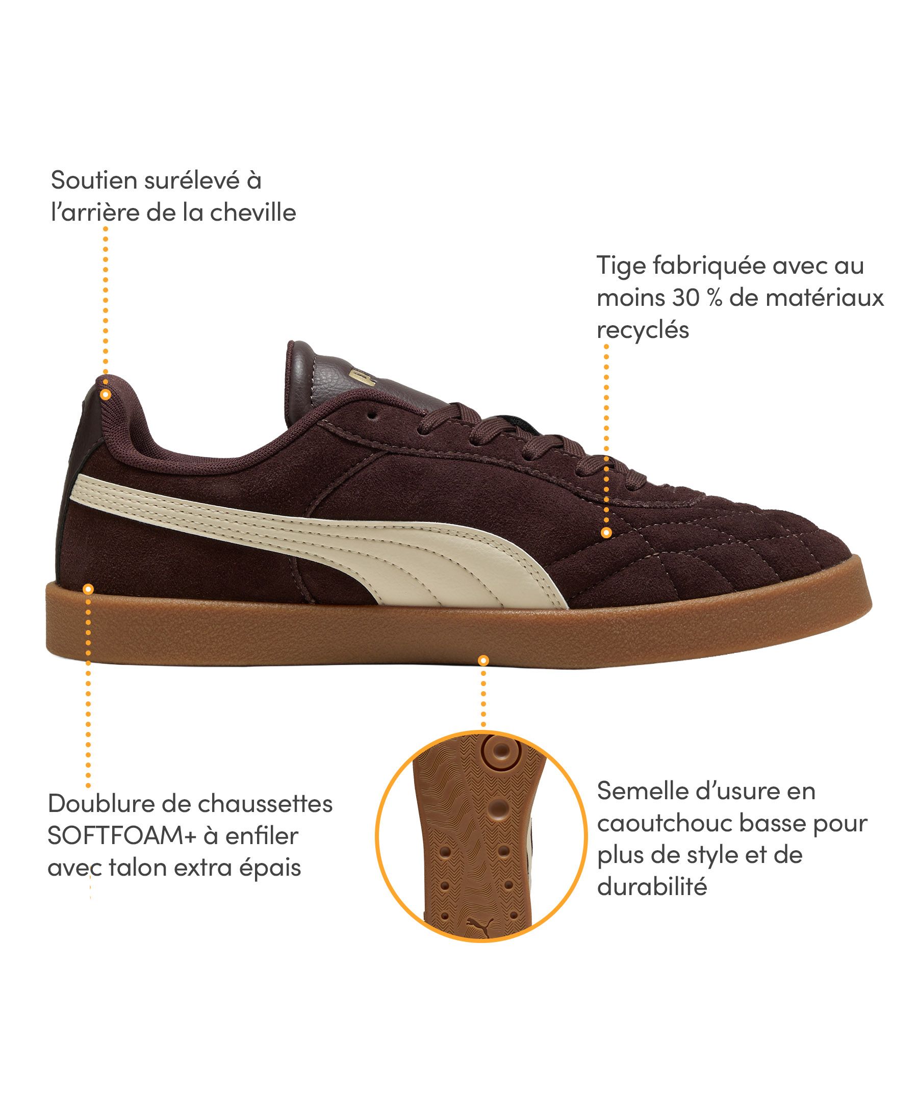 Chaussures de sport intérieures SD pour hommes, Club&nbsp;II, PUMA