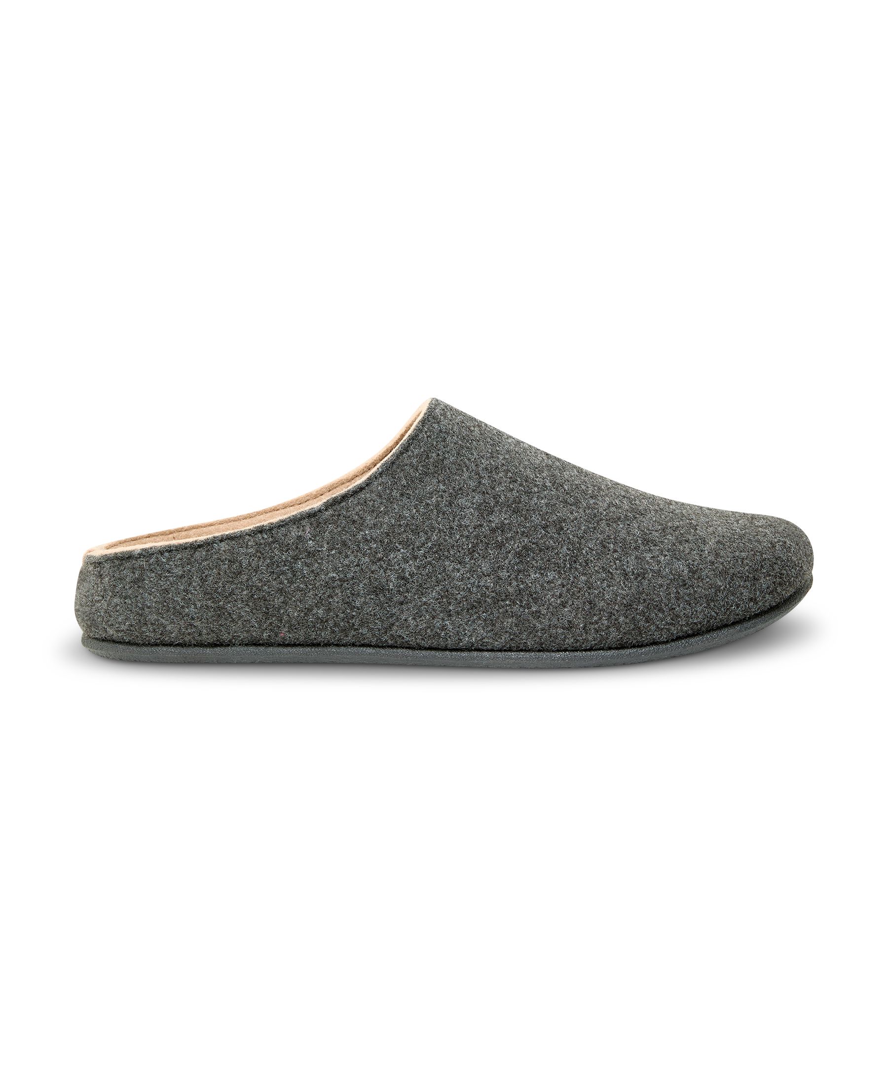 WindRiver Men's Felt Slippers With Removable Footbed