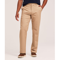 Denver Hayes Men's Flat Front Relaxed Khaki with 360° Flextech Waist Pant