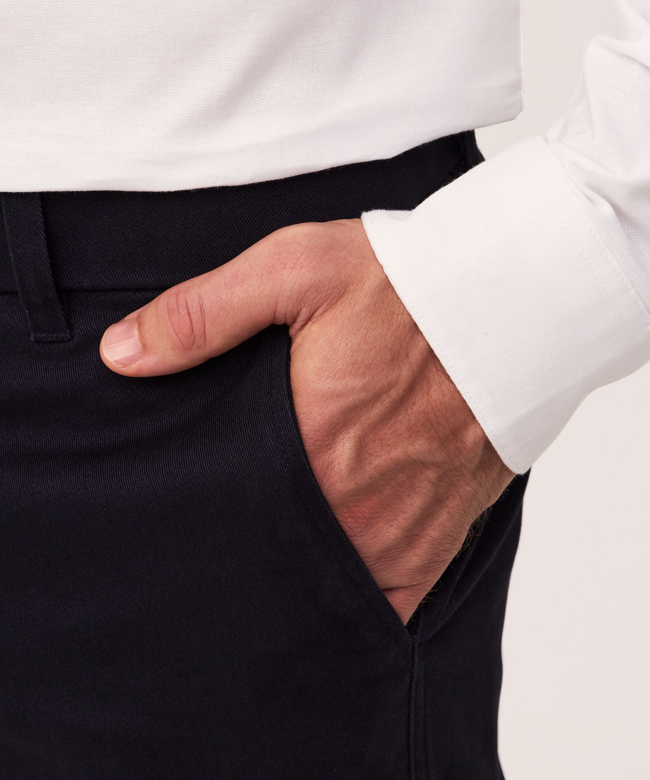 Denver Hayes Men's Flat Front Straight Khaki with 360° Flextech Waist Pant