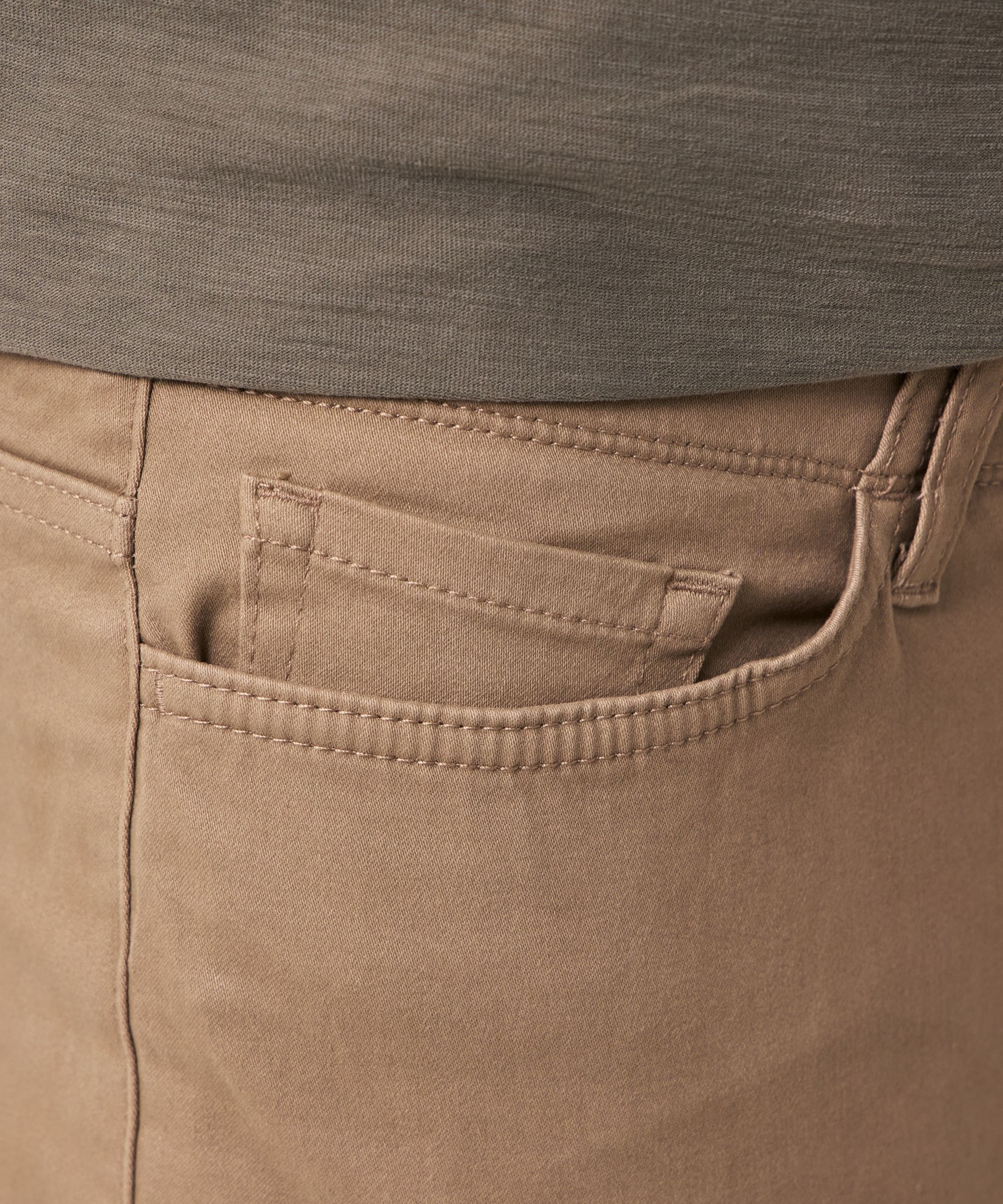 Denver Hayes Men's Stretch 5 Pocket Slim Chino Pants