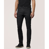 Denver Hayes Men's Stretch 5 Pocket Slim Chino Pants Front_Flat