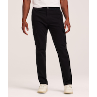 Denver Hayes Men's Stretch Athletic Cargo Pants Front_Flat