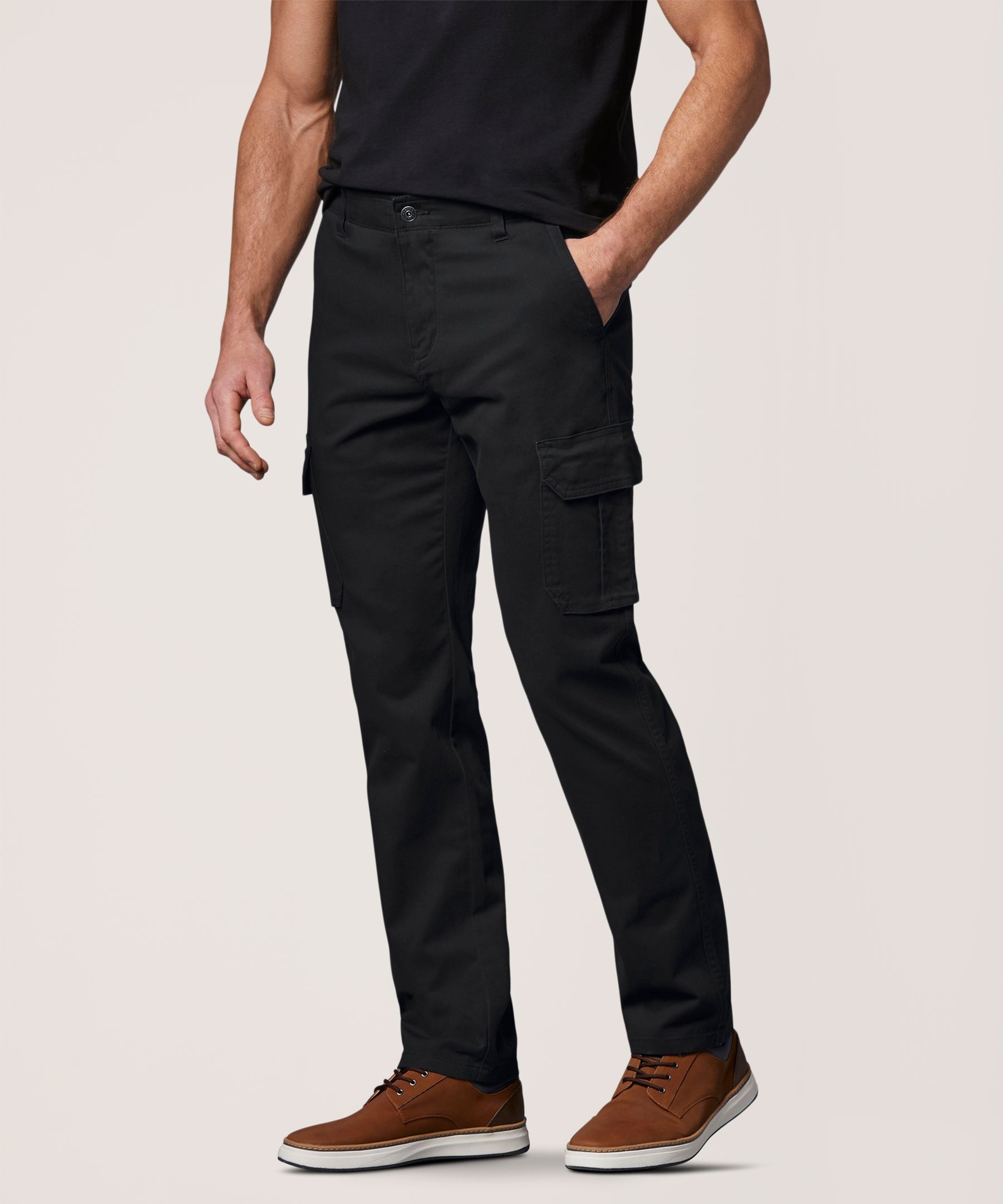 Denver Hayes Men's Stretch Athletic Cargo Pants Marks