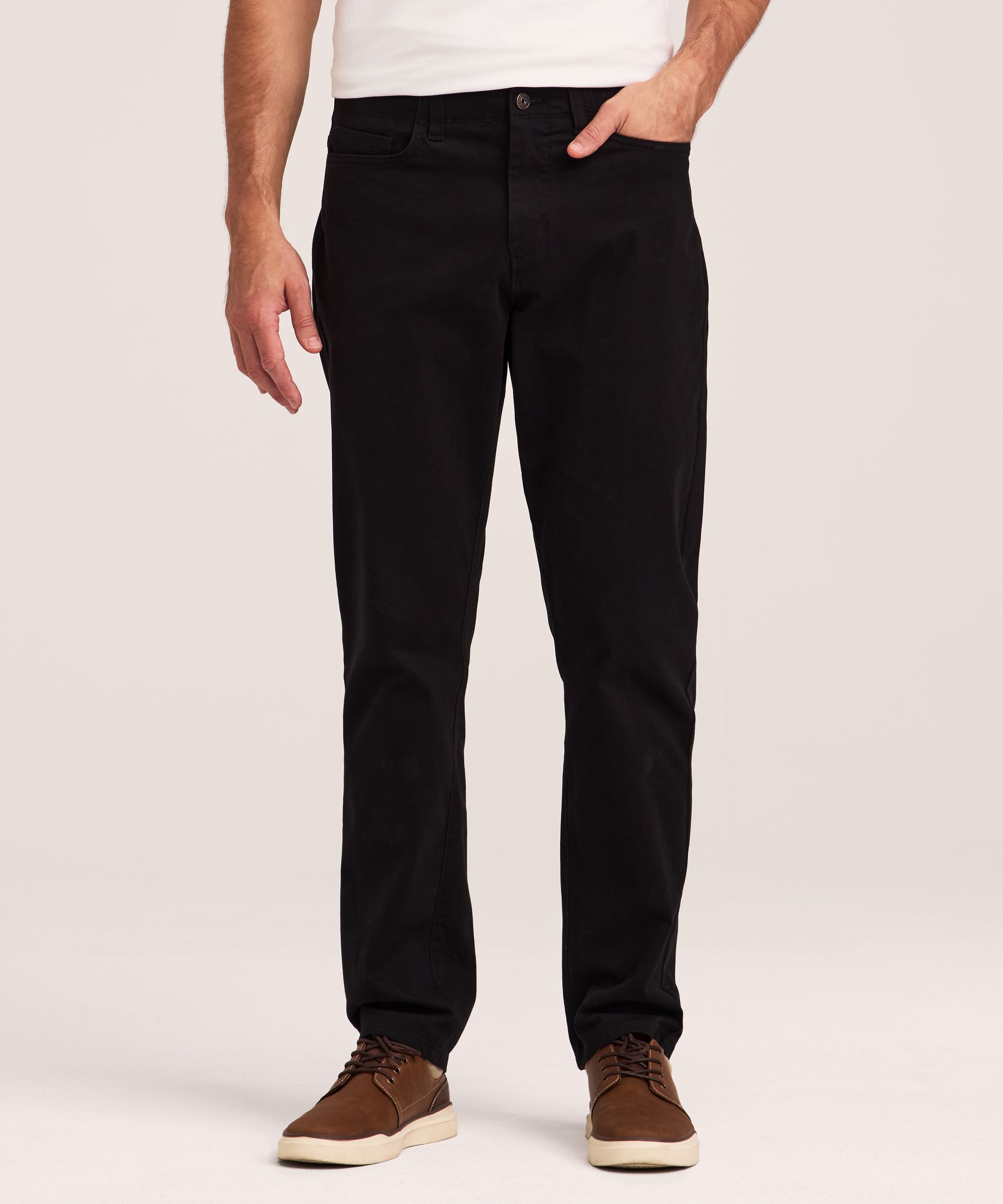 Denver Hayes Men's Stretch 5 Pocket Athletic Chino Pants