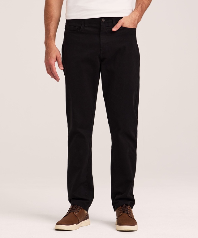 Denver Hayes Men's Stretch 5 Pocket Athletic Chino Pants