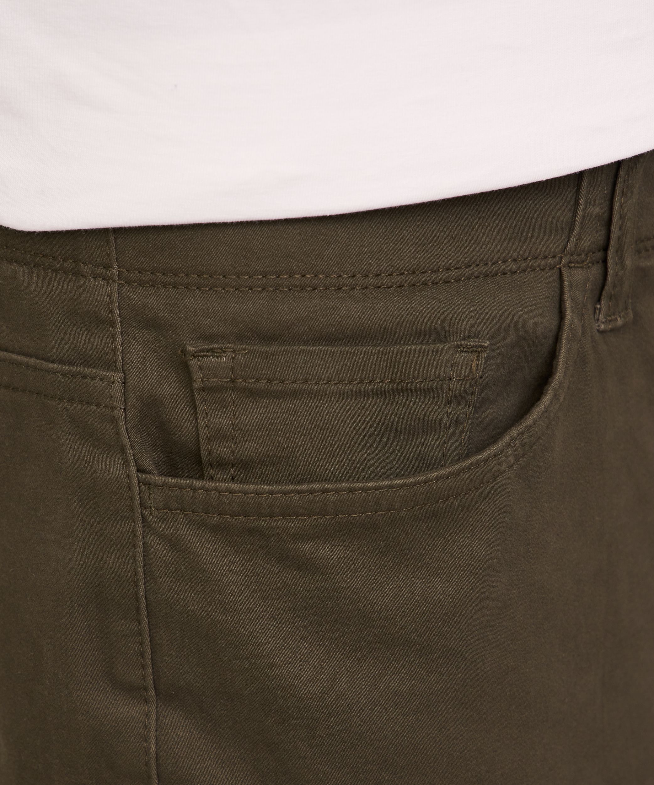 Denver Hayes Men's Stretch 5 Pocket Athletic Chino Pants