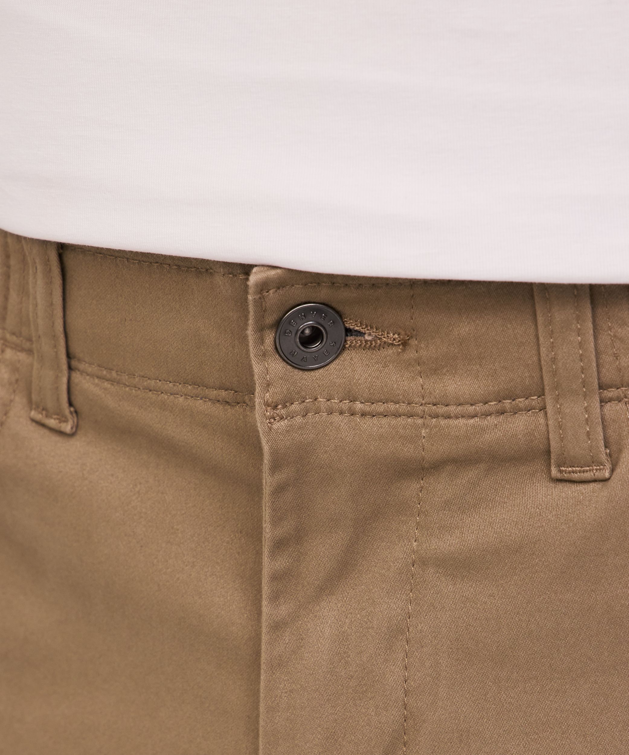 Denver Hayes Men's Stretch 5 Pocket Athletic Chino Pants