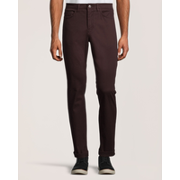 Pantalon chino extensible Denver Hayes de coupe étroite à cinq poches, pour hommes Front_Flat