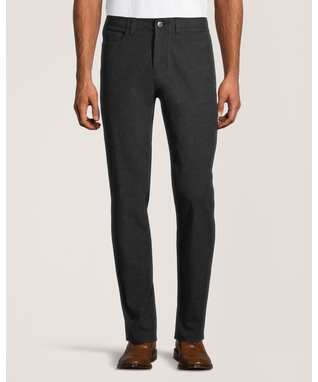 Denver Hayes Men's Stretch 5 Pocket Brushed Chinos