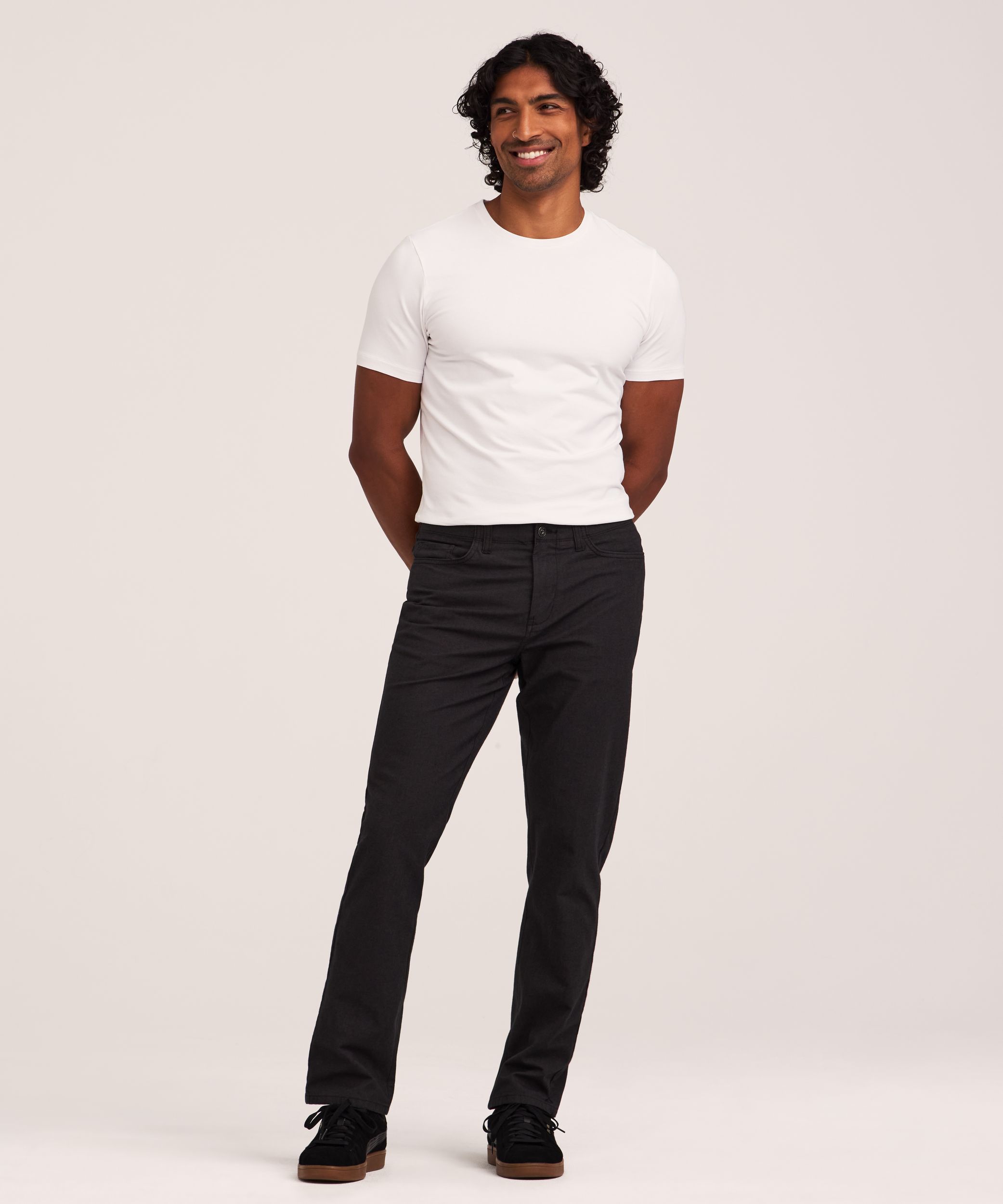 Pantalon chino sportif extensible Denver Hayes à 5&nbsp;poches, pour hommes
