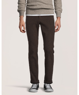 Denver Hayes Men's Stretch 5 Pocket Slim Chino Pants