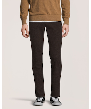 Denver Hayes Men's Stretch 5 Pocket Athletic Chinos – Brushed