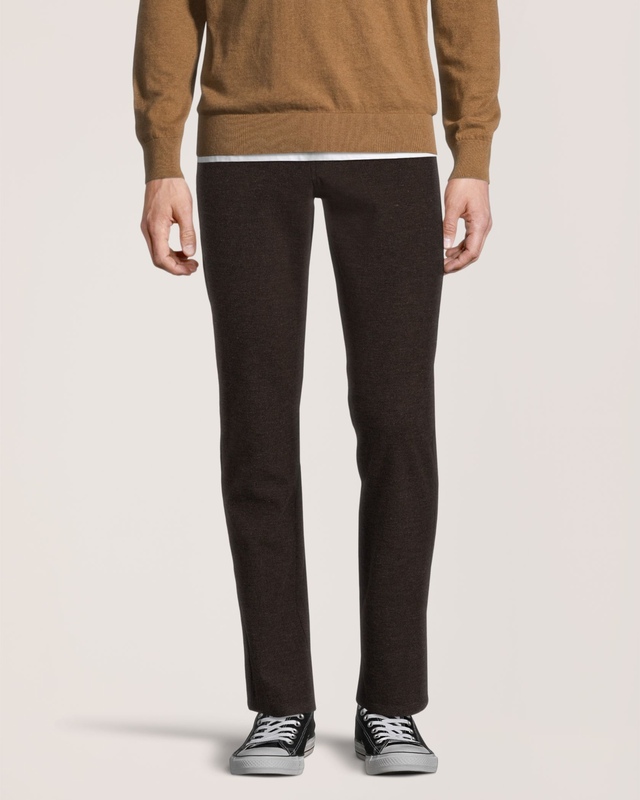 Denver Hayes Men's Stretch 5 Pocket Brushed Chinos
