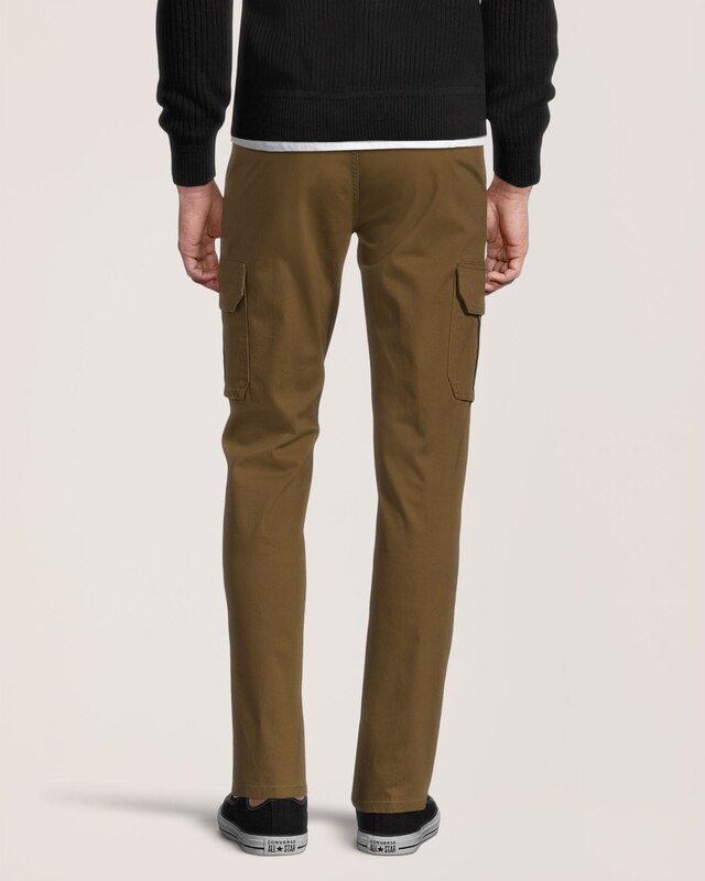 Denver Hayes Men's Stretch Athletic Cargo Pants Marks