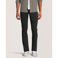Denver Hayes Men's Comfort Dry Slim Fit Hybrid Pants Front_Flat