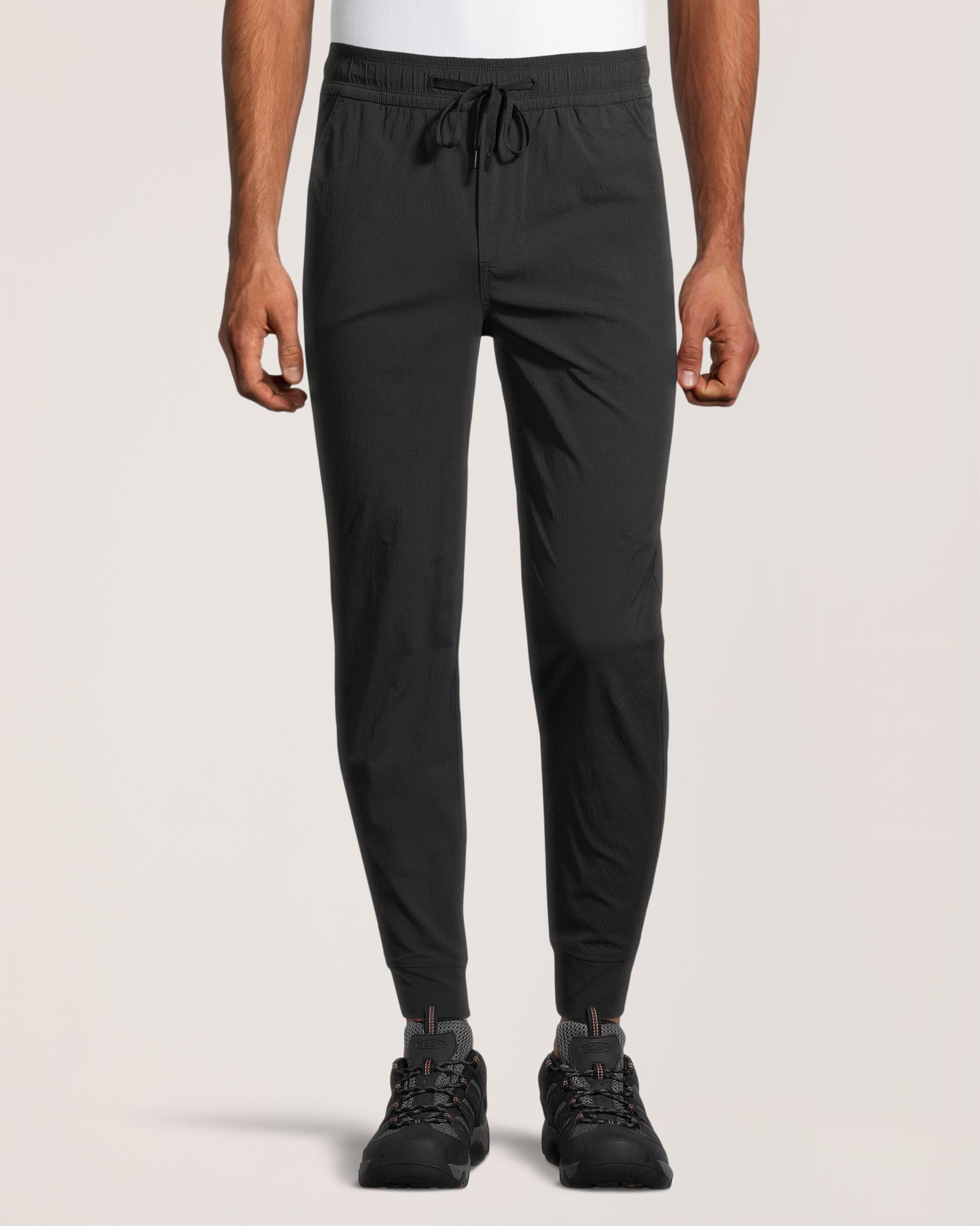 Pantalon de jogging extensible hydrofuge avec protection contre les rayons UV&nbsp;HD1 pour hommes, WindRiver