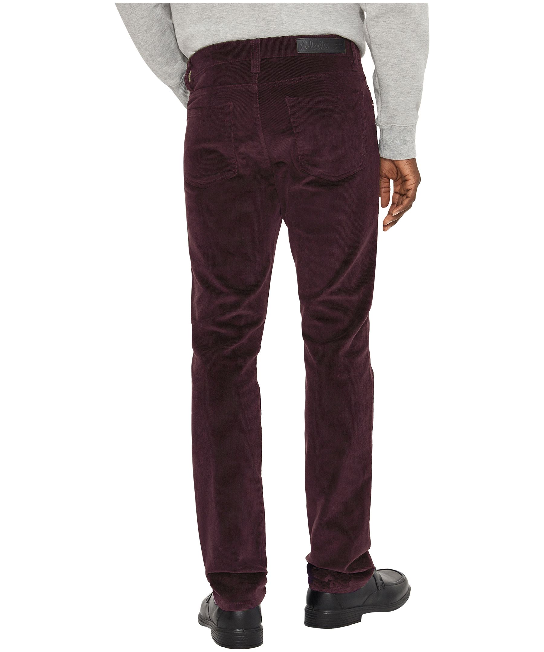 Jean étroit extensible en velours côtelé pour hommes, Brad, Lois