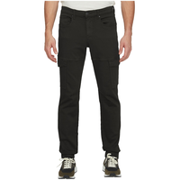 Black Bull Men's Carter Stretch Cargo Pants - Black Front_Flat