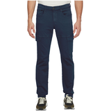 Pantalon cargo extensible pour hommes, Carter, Black Bull Front_Flat