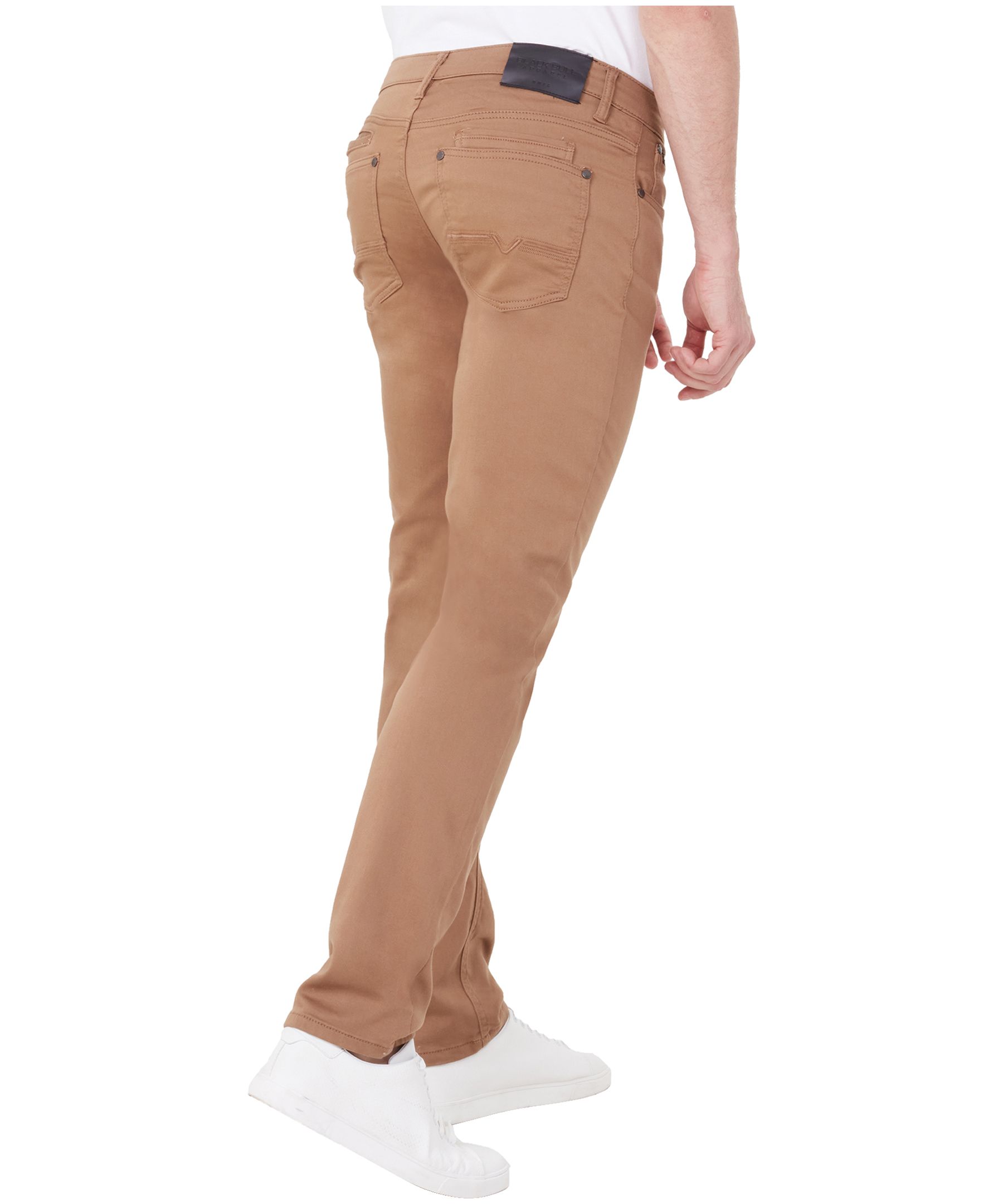 Jean coupe classique à taille basse pour hommes, Mad, Black Bull